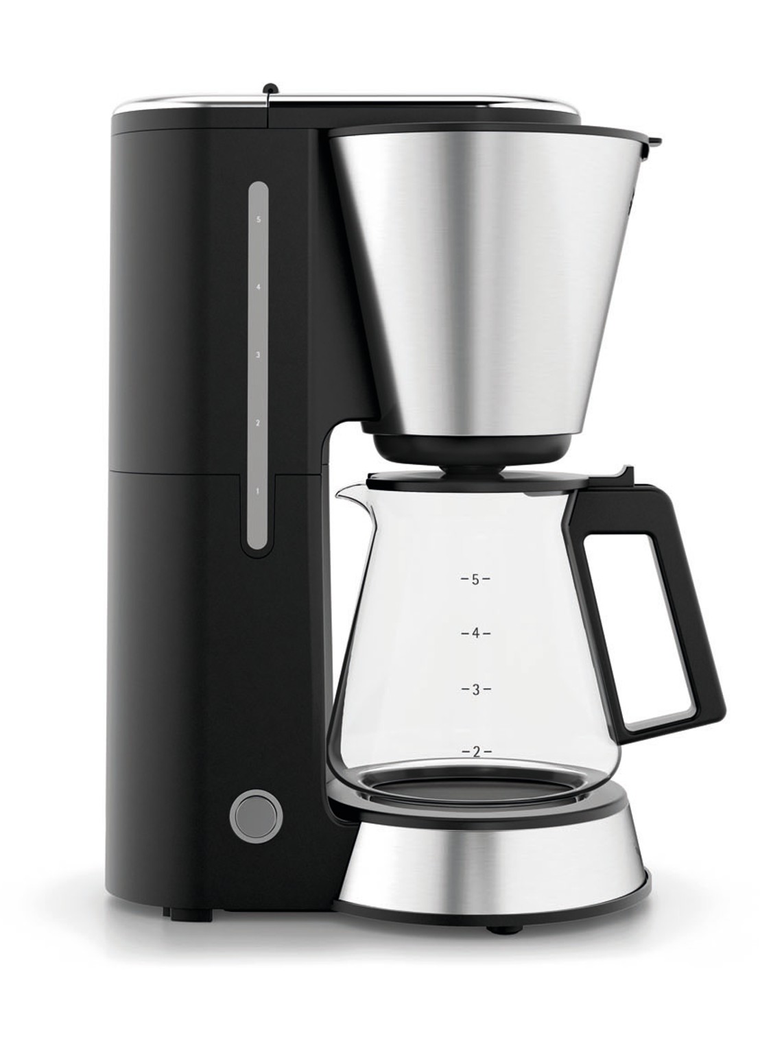 WMF KITCHENminis Aroma koffiezetapparaat met glazen kan - detail 2 zilver