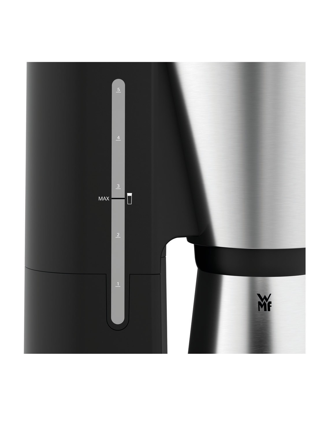 WMF KITCHENminis Aroma koffiezetapparaat met thermo beker 0412260011 - detail 3 roestvrijstaal