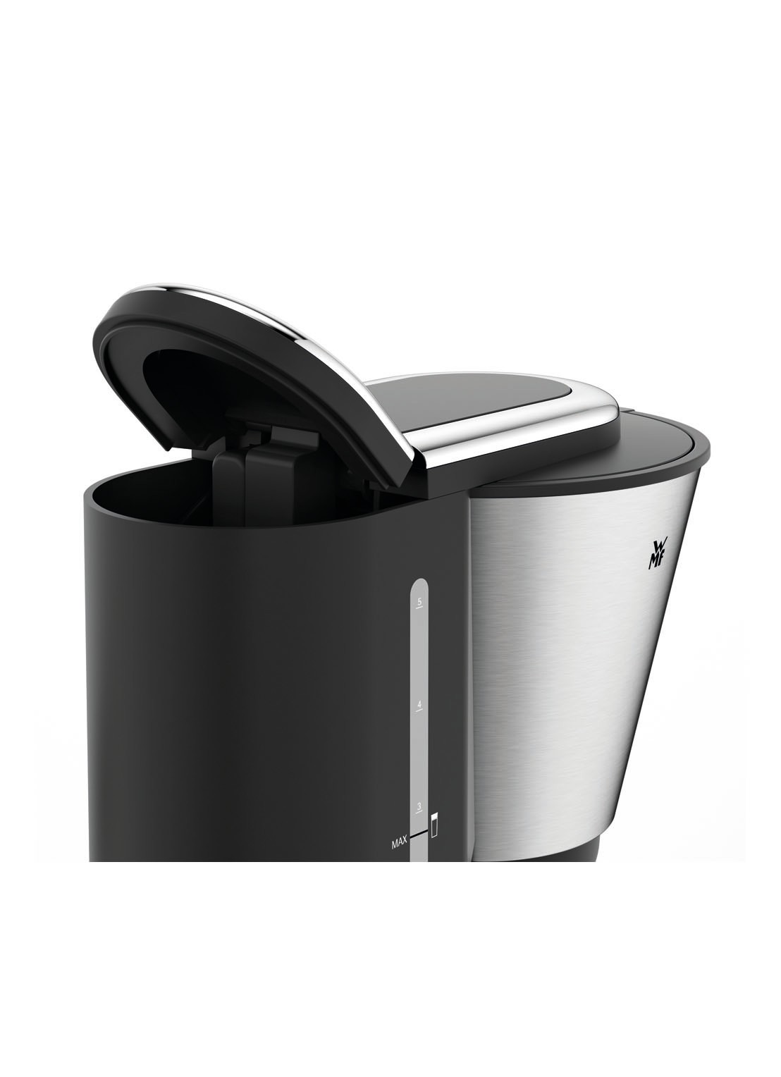 WMF KITCHENminis Aroma koffiezetapparaat met thermo beker 0412260011 - detail 5 roestvrijstaal