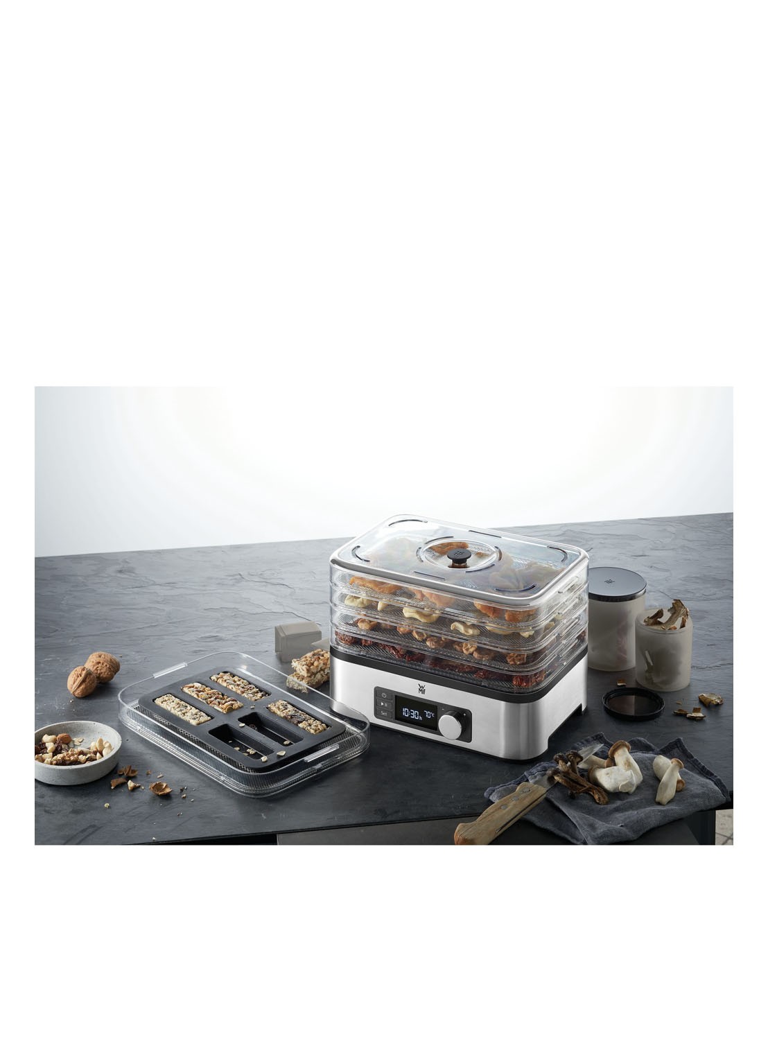 WMF KITCHENminis snack-to-go droogoven - detail 6 zilver