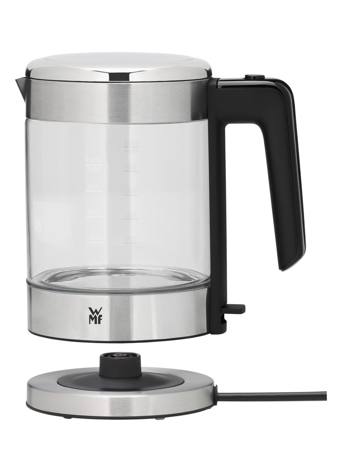 WMF KITCHENminis waterkoker 1 liter  - detail 2 transparant