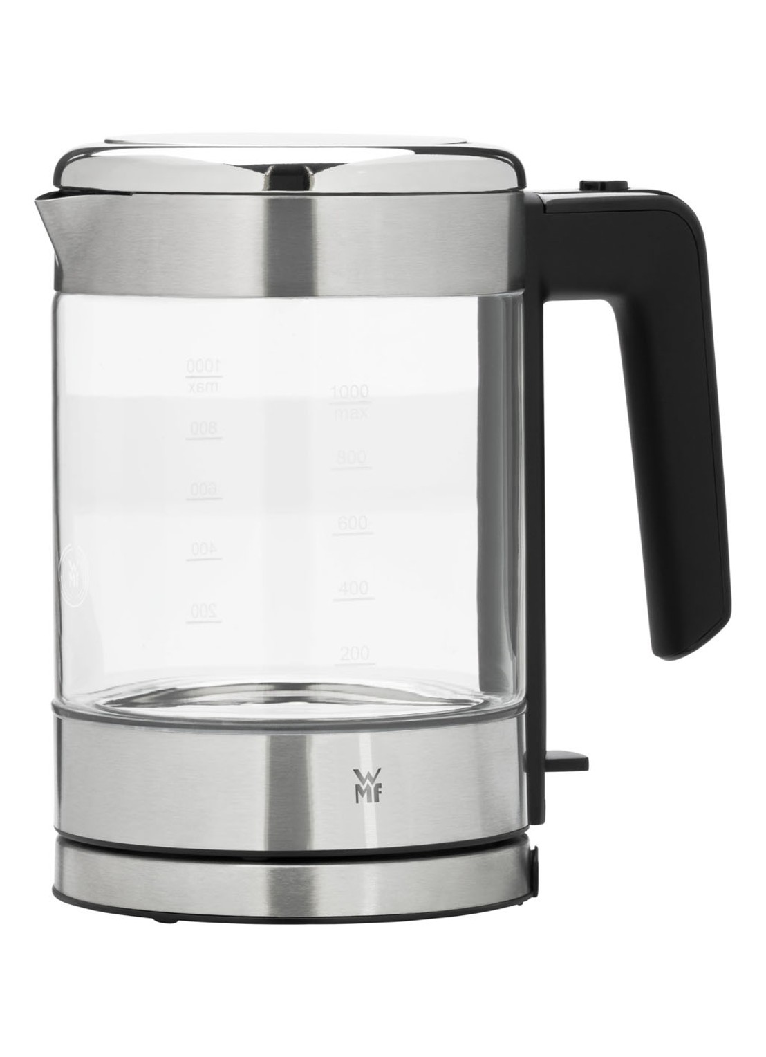 WMF KITCHENminis waterkoker 1 liter  - voorkant 6 transparant