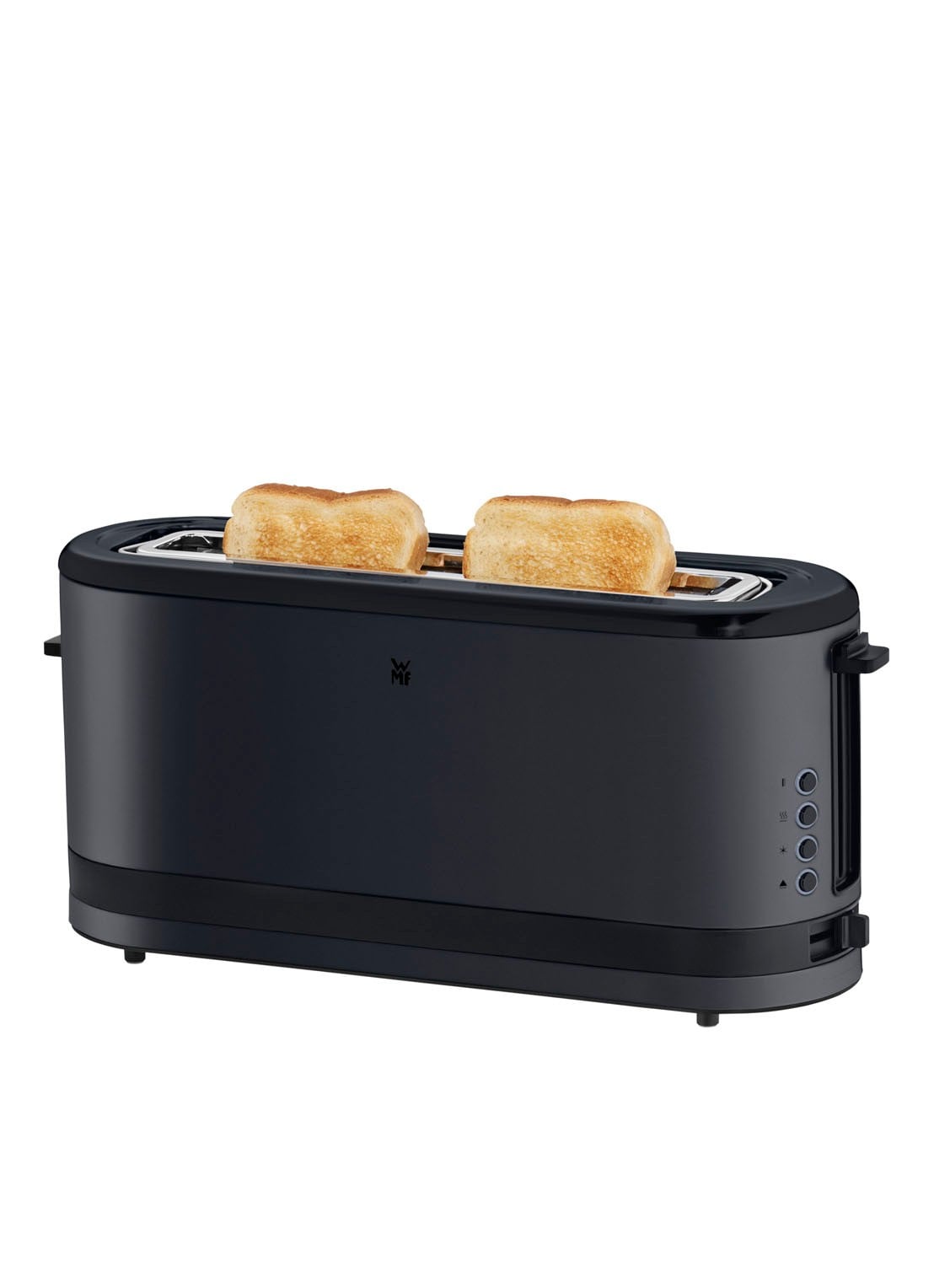 WMF KITCHENminis XXL broodrooster 1-slots - voorkant 7 zwart