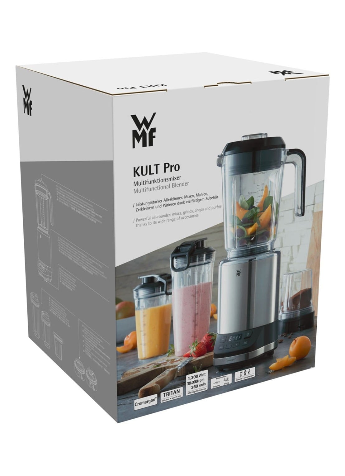 WMF KULT Pro blender 1,2 liter 0416530011 - detail 3 zilver