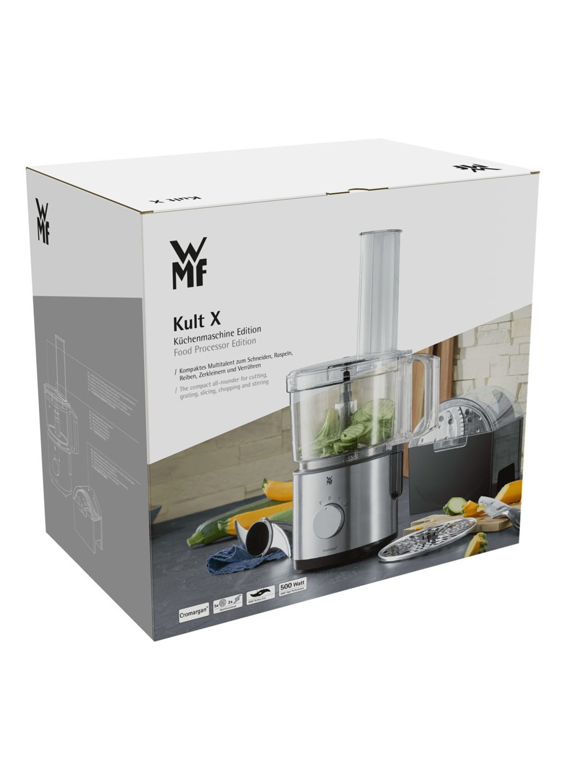 WMF Kult X hakmolen 2 liter 0416640011 - detail 3 zilver
