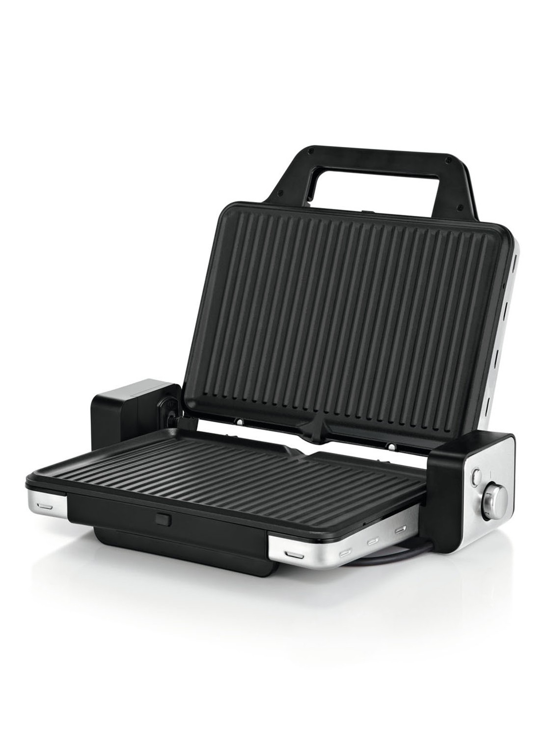 WMF LONO contactgrill + tafelgrill 2-in-1 - detail 3 zilver