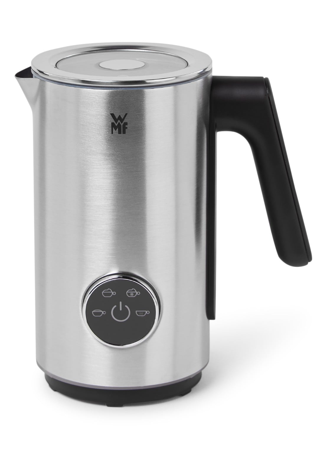 WMF Lumero melkopschuimer 250 ml - voorkant zilver