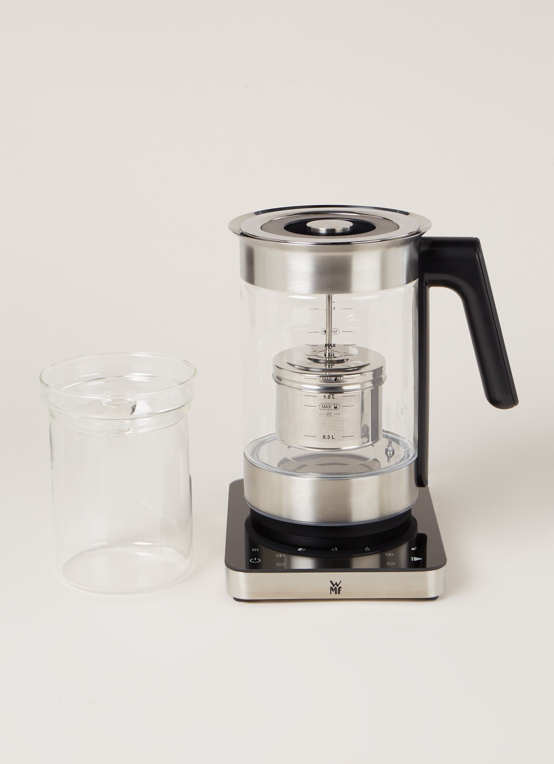 WMF Lumero Multifunctionele waterkoker 1,6 liter - voorkant 3 transparant
