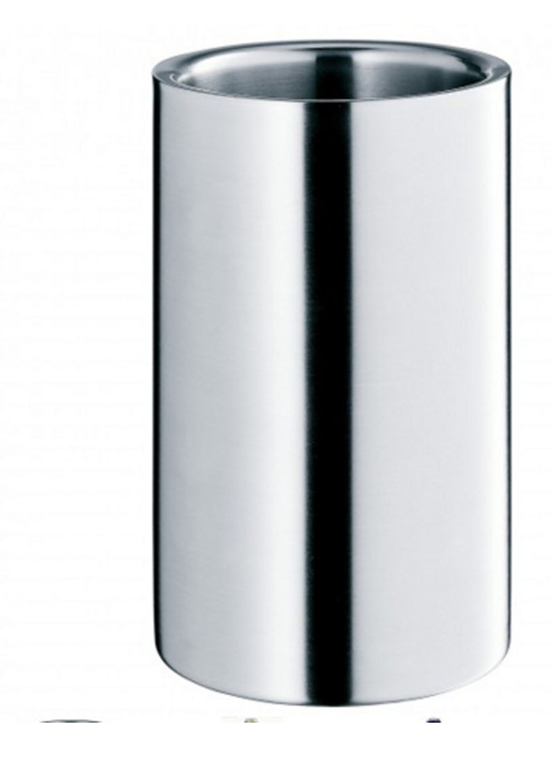 WMF Manhattan wijnkoeler van roestvrij staal 19 cm - voorkant 3 zilver
