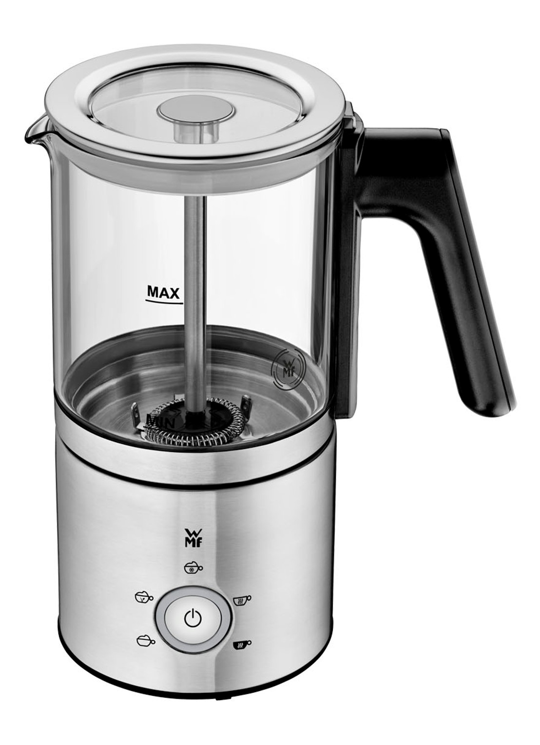 WMF Melkopschuimer 250 ml - voorkant transparant