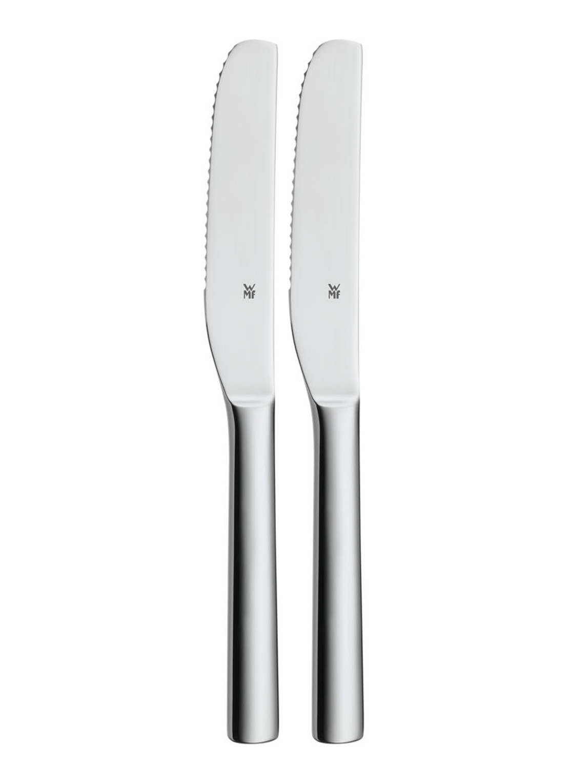 WMF Nuova brunchmes set van 2 - voorkant zilver