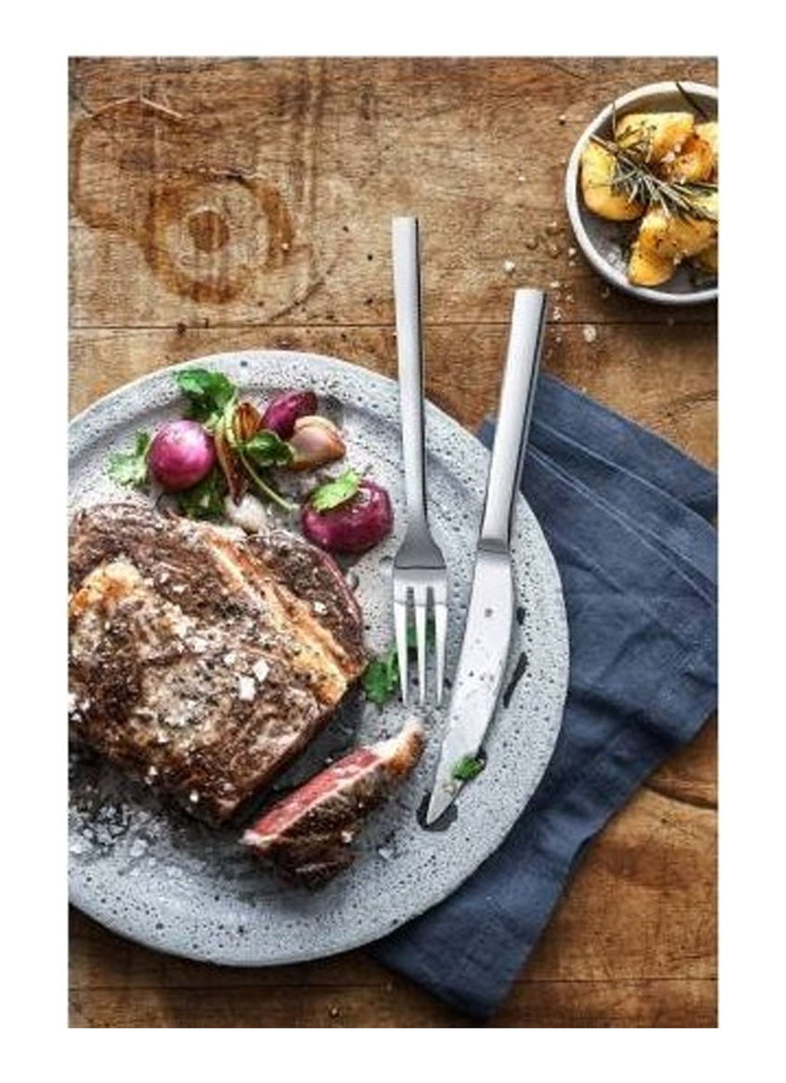 WMF Nuova steakbestekset 12-delig - voorkant 2 zilver