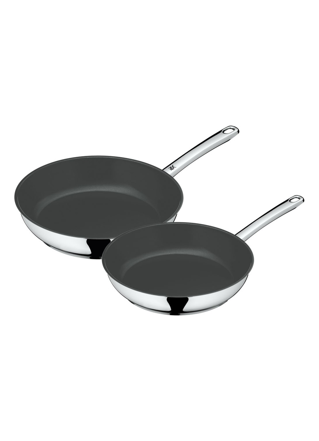 WMF Pannenset 2-delig - voorkant 6 zilver