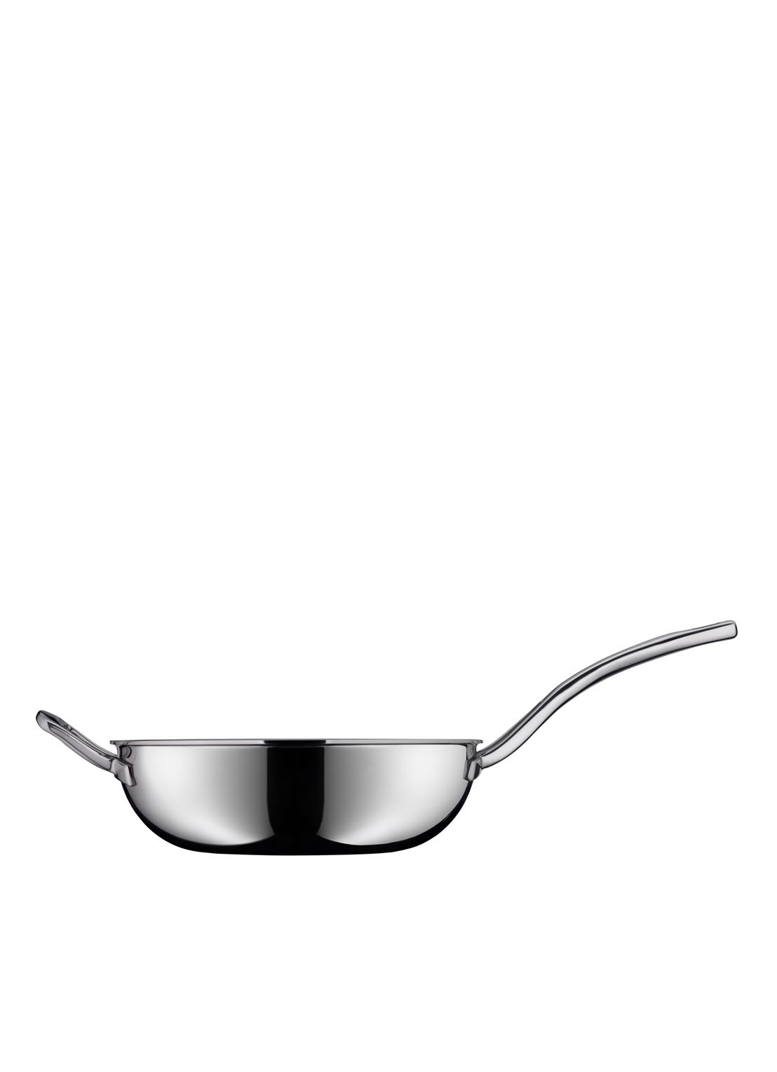 WMF ProfiResist wokpan 28 cm  - detail 2 zilver