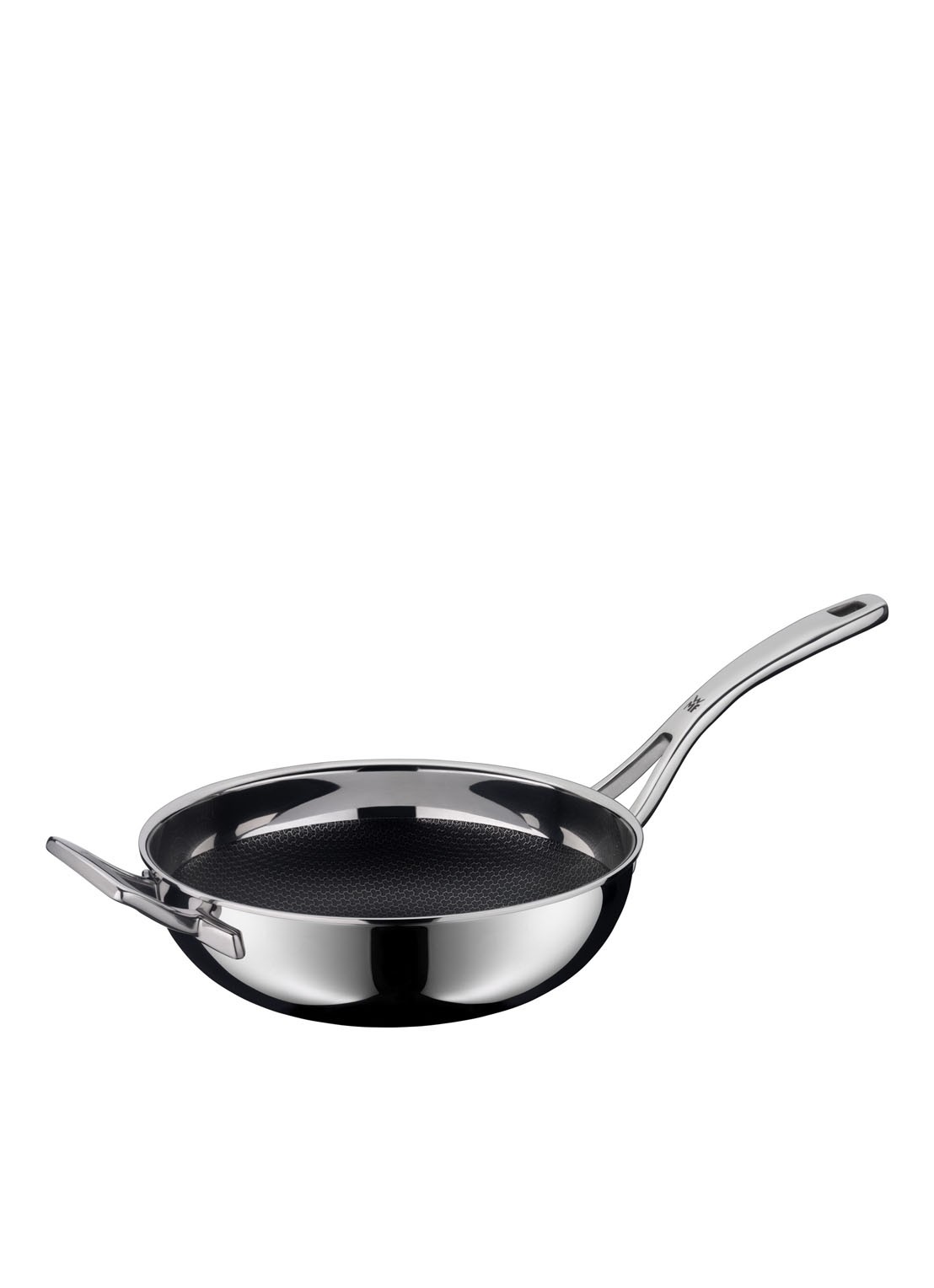 WMF ProfiResist wokpan 28 cm  - voorkant zilver
