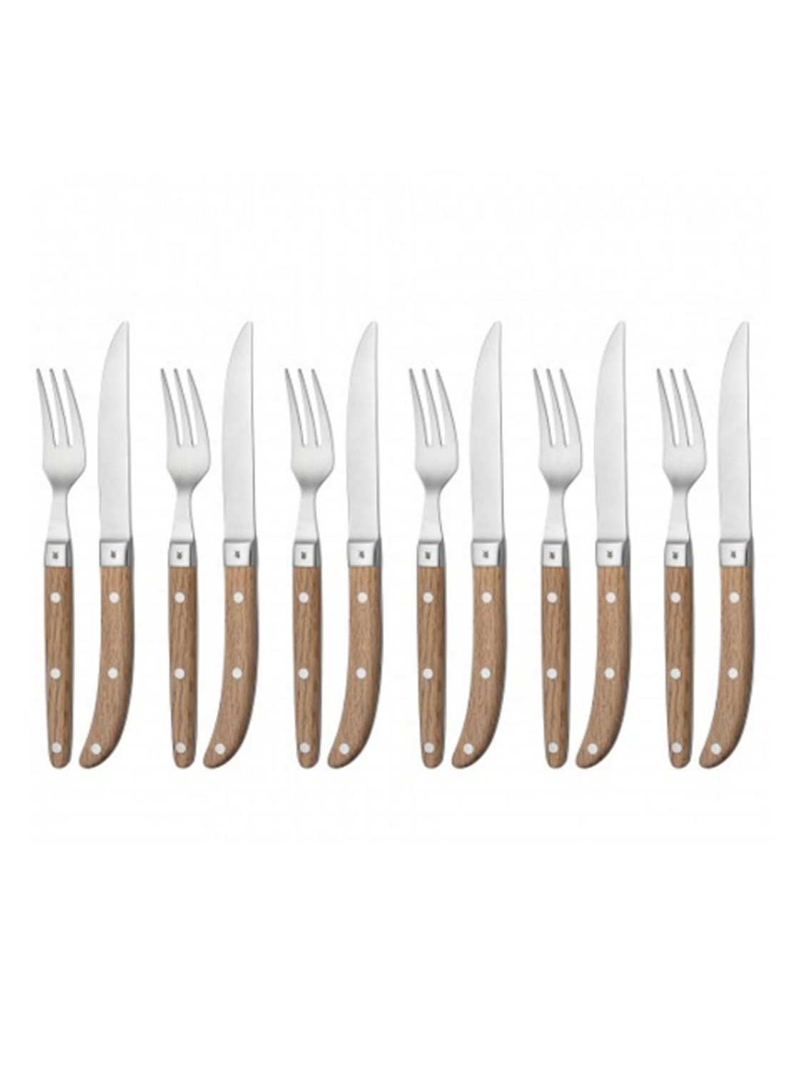 WMF Ranch Steack bestekset 12-delig - voorkant 2 lichtbruin