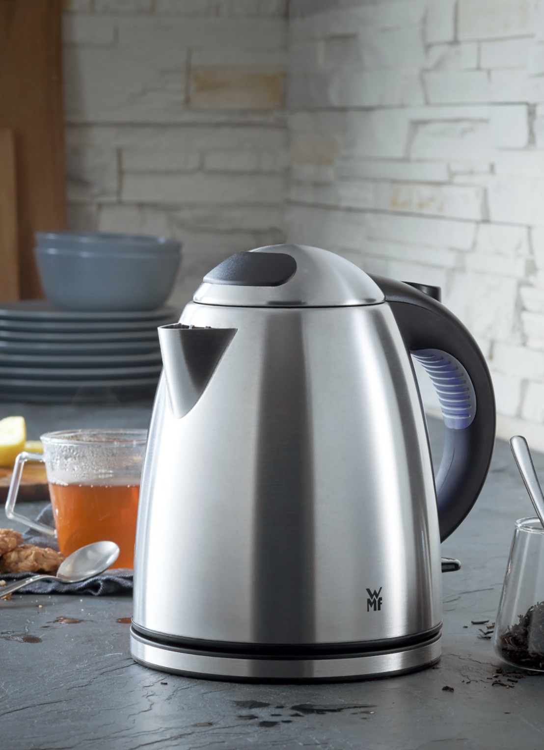 WMF Stelio waterkoker 1,2 L - voorkant 2 zilver
