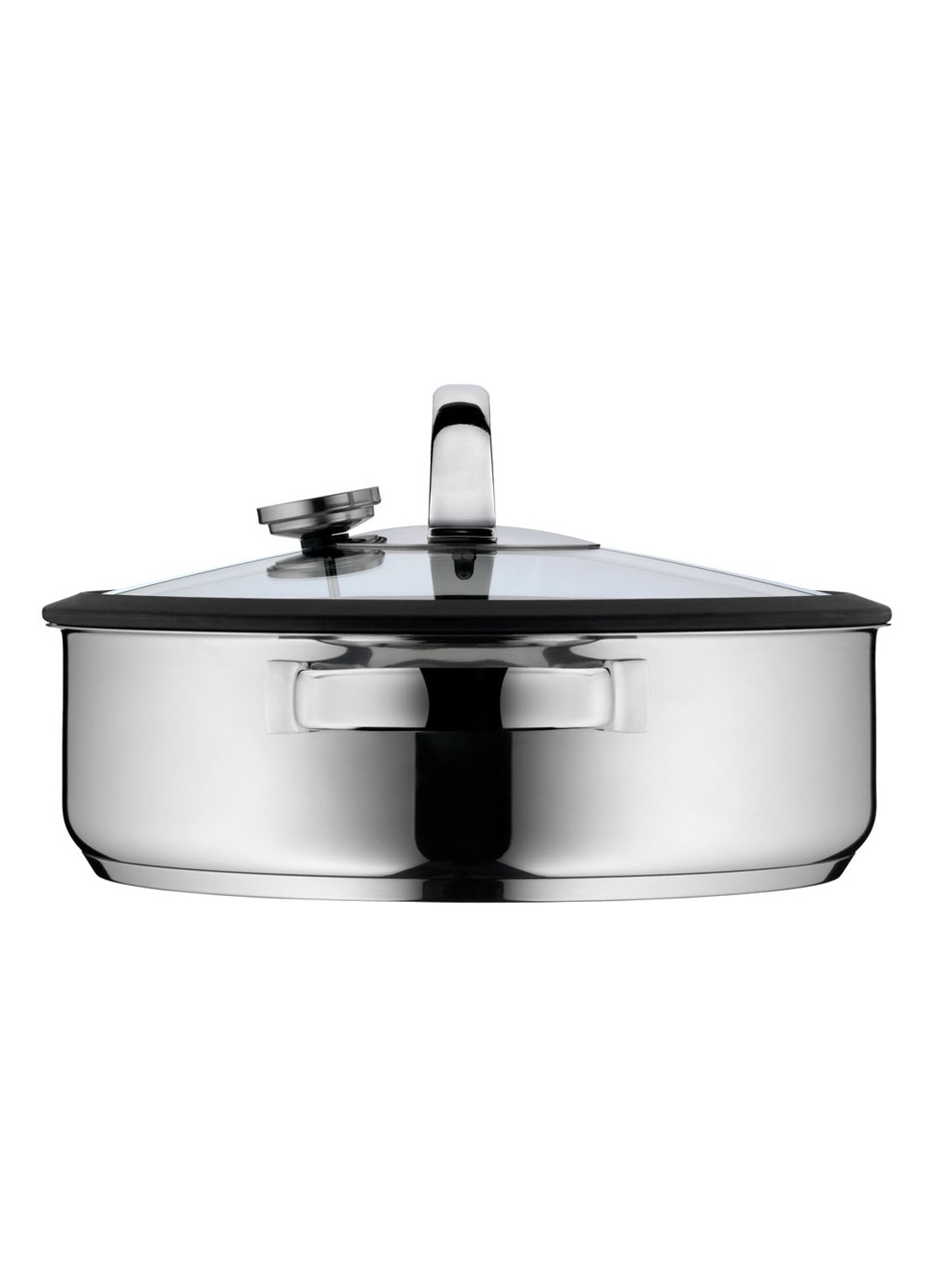 WMF Vitalis Aroma stoompan 28 cm - detail 3 zilver