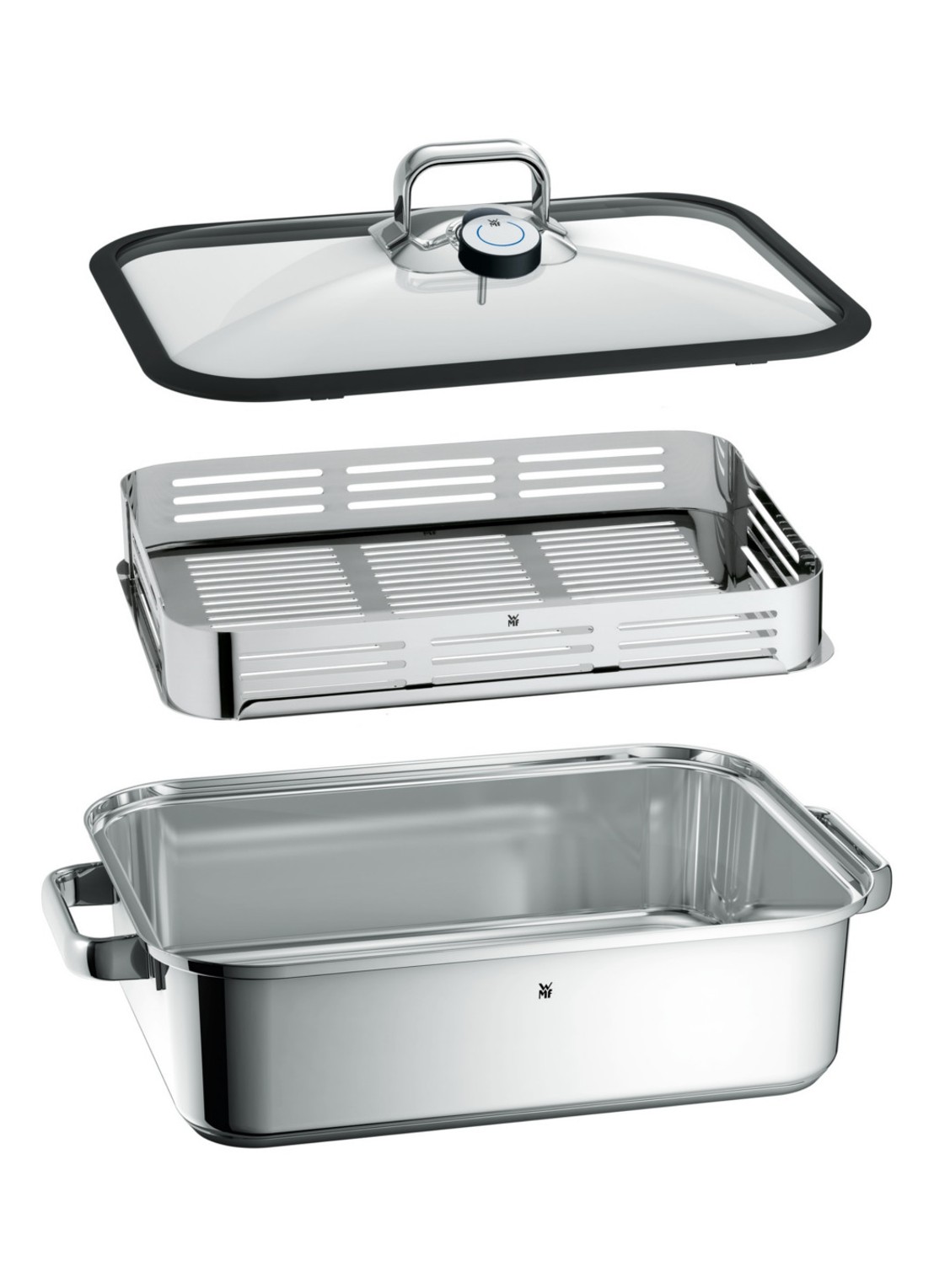 WMF Vitalis Aroma stoompan  - detail 4 zilver