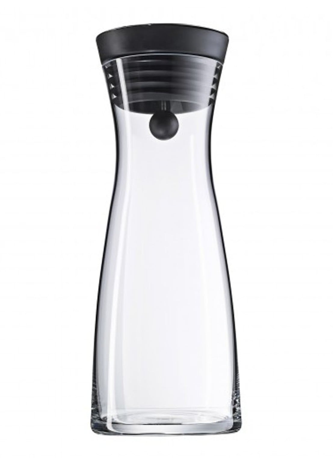 WMF Waterkaraf met klepsluiting 0,75 liter  - voorkant 6 transparant