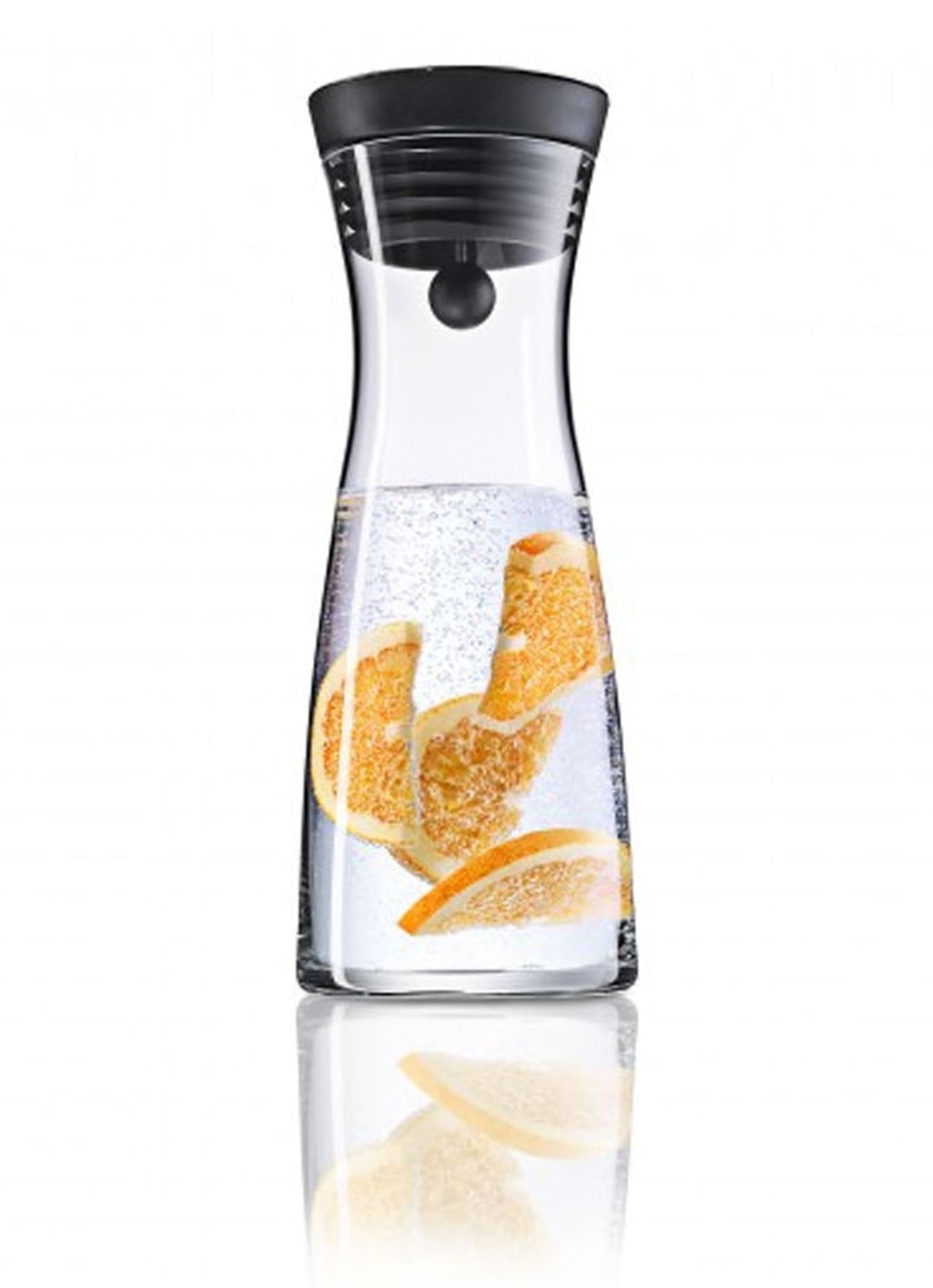 WMF Waterkaraf met klepsluiting 0,75 liter  - voorkant 7 transparant