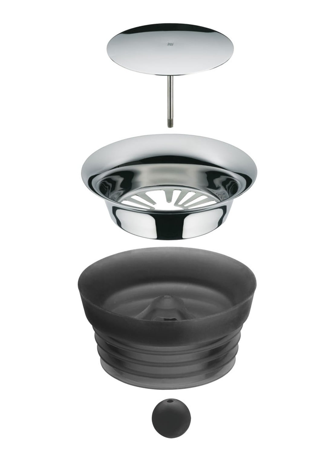 WMF Waterkaraf met klepsluiting 0,75 liter  - detail 3 transparant