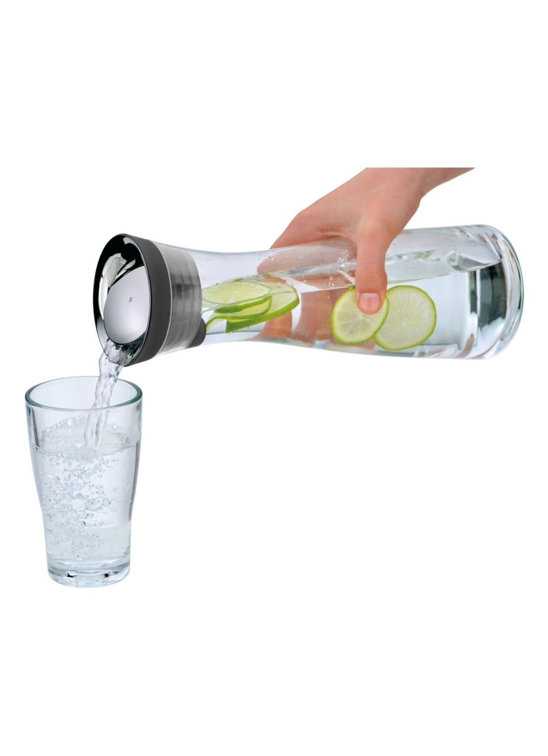 WMF Waterkaraf met klepsluiting 0,75 liter  - detail 4 transparant