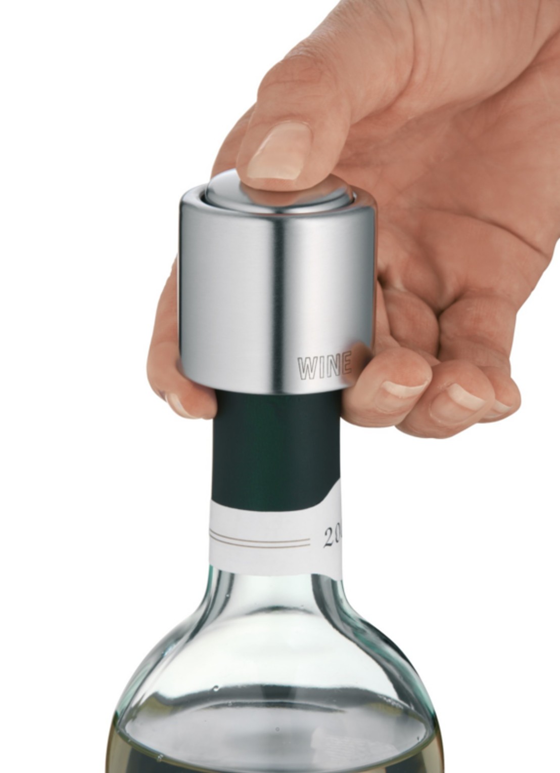 WMF Wijnstopper - detail 2 zilver