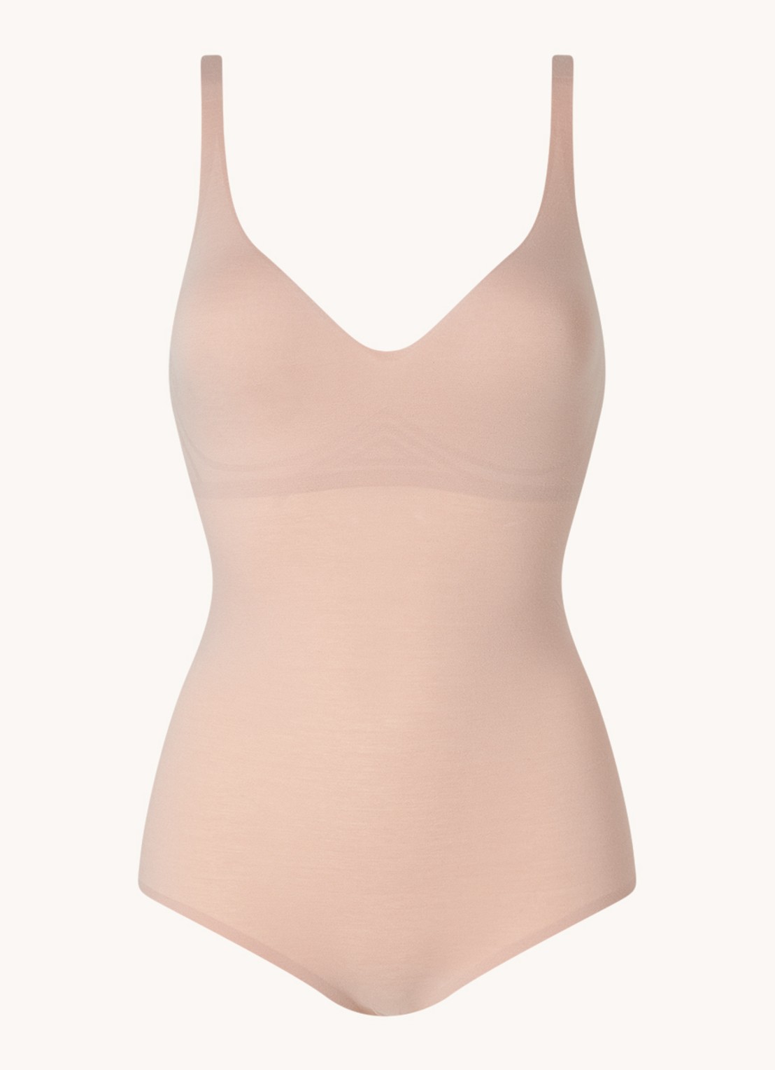 Wolford 3W naadloze corrigerende body - voorkant lichtroze