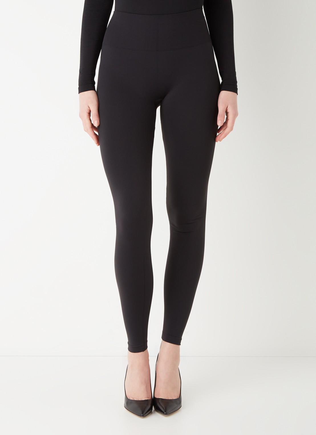 Wolford Aurora high waist legging - detail zwart