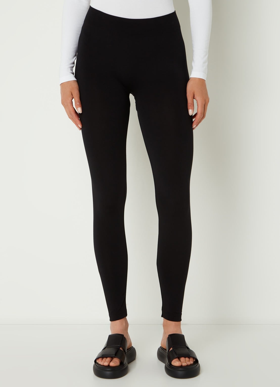 Wolford Aurora  legging van jersey - detail 5 zwart