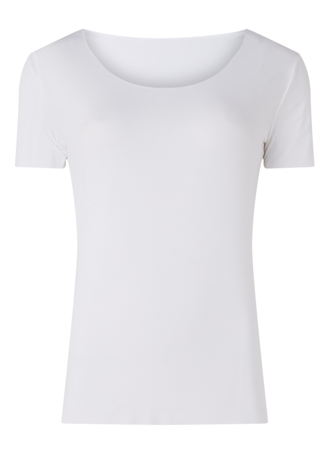 Wolford Aurora T-shirt van jersey - voorkant wit
