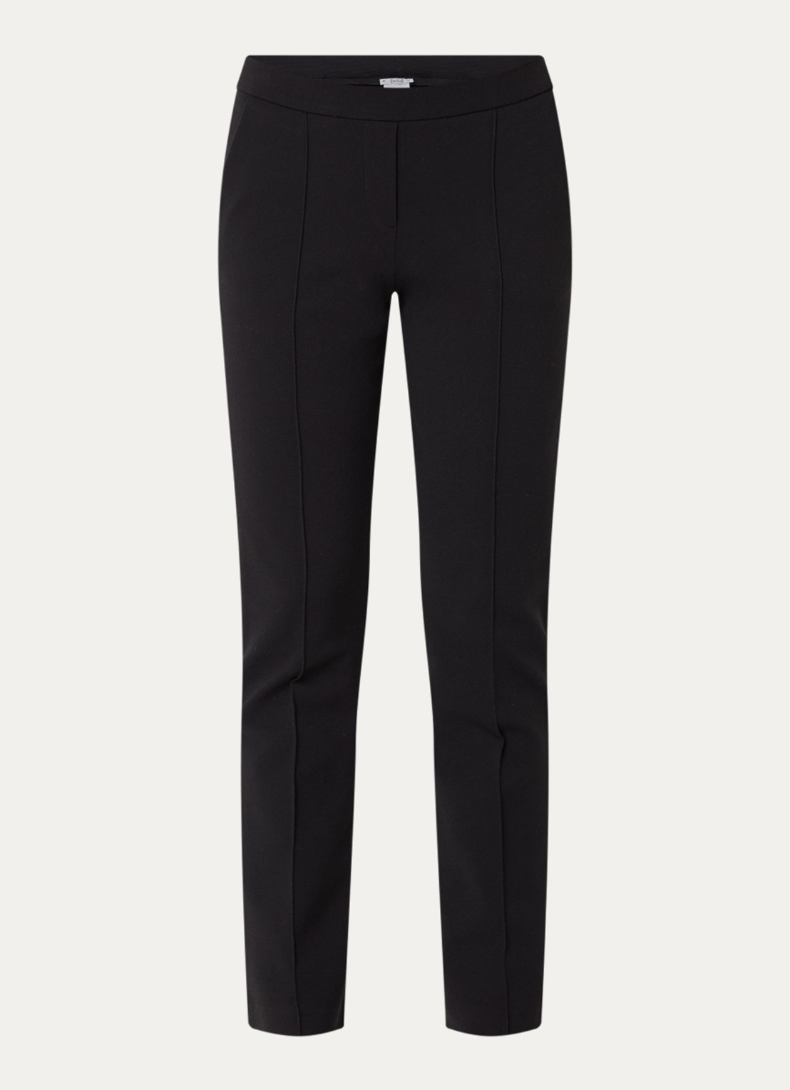 Wolford Baily slim fit pantalon met steekzakken - voorkant 2 zwart
