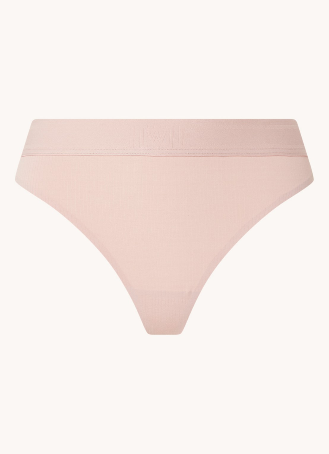 Wolford Beauty Cotton string - voorkant 2 oudroze