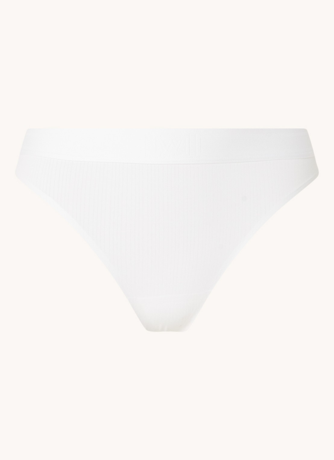 Wolford Beauty Cotton string - voorkant wit