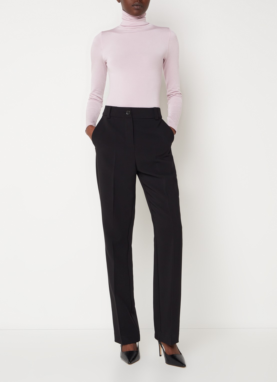 Wolford Colorado body met col - voorkant 3 lila