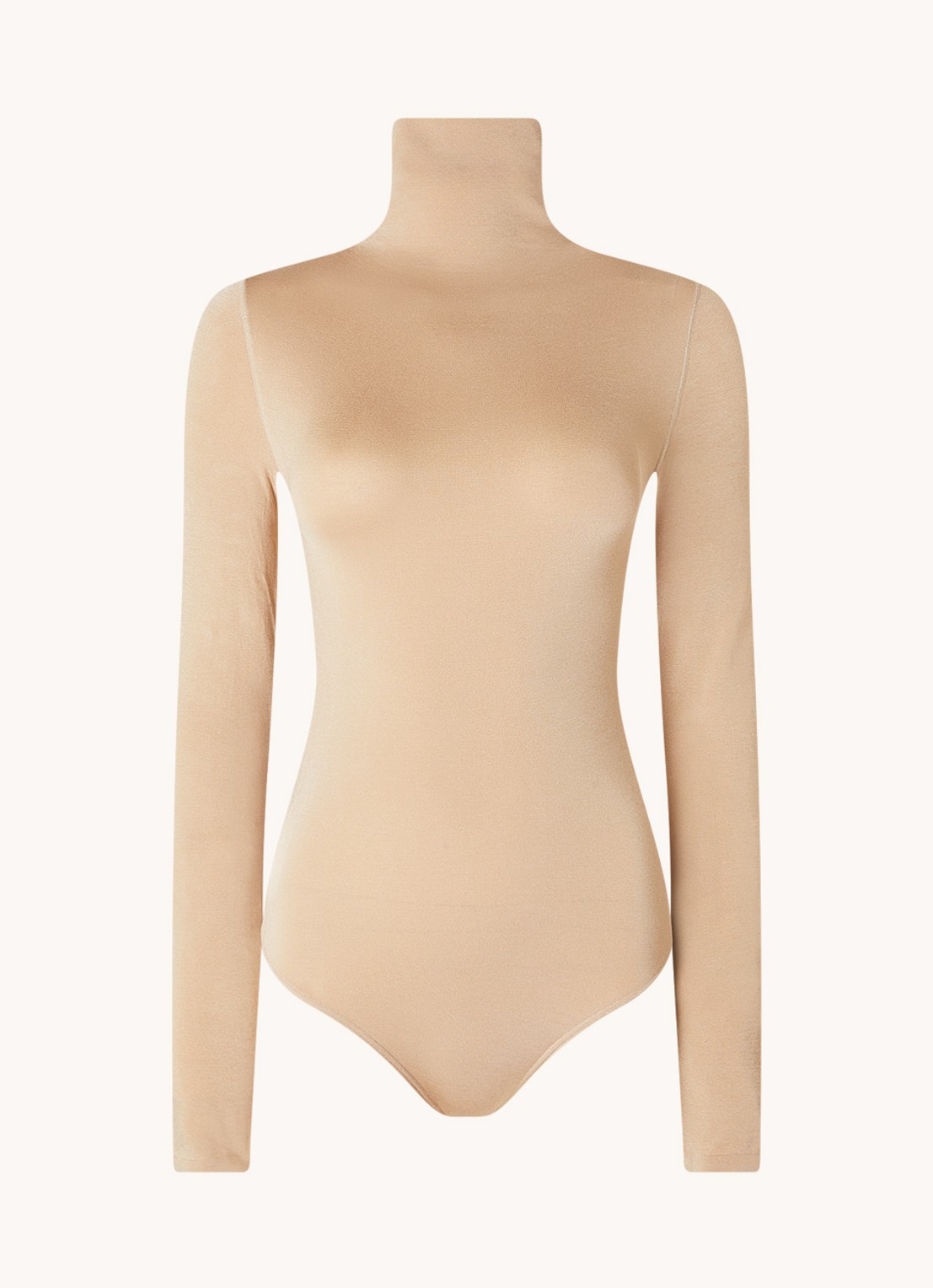 Wolford Colorado body met col - voorkant 4 beige