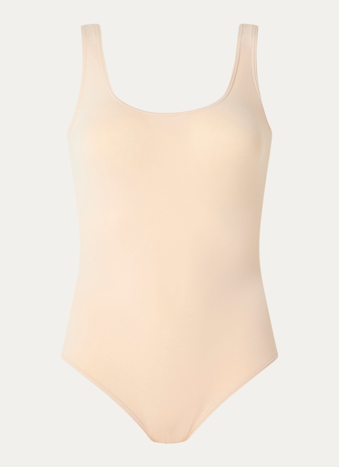 Wolford Corrigerende body met ronde hals - voorkant beige