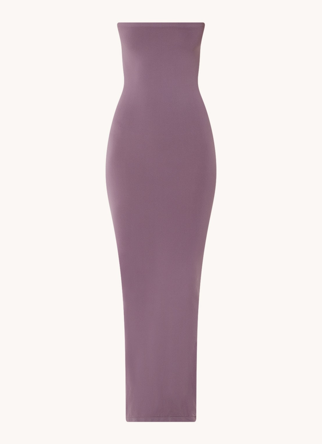 Wolford Fatal maxi jurk met stretch - voorkant 2 aubergine