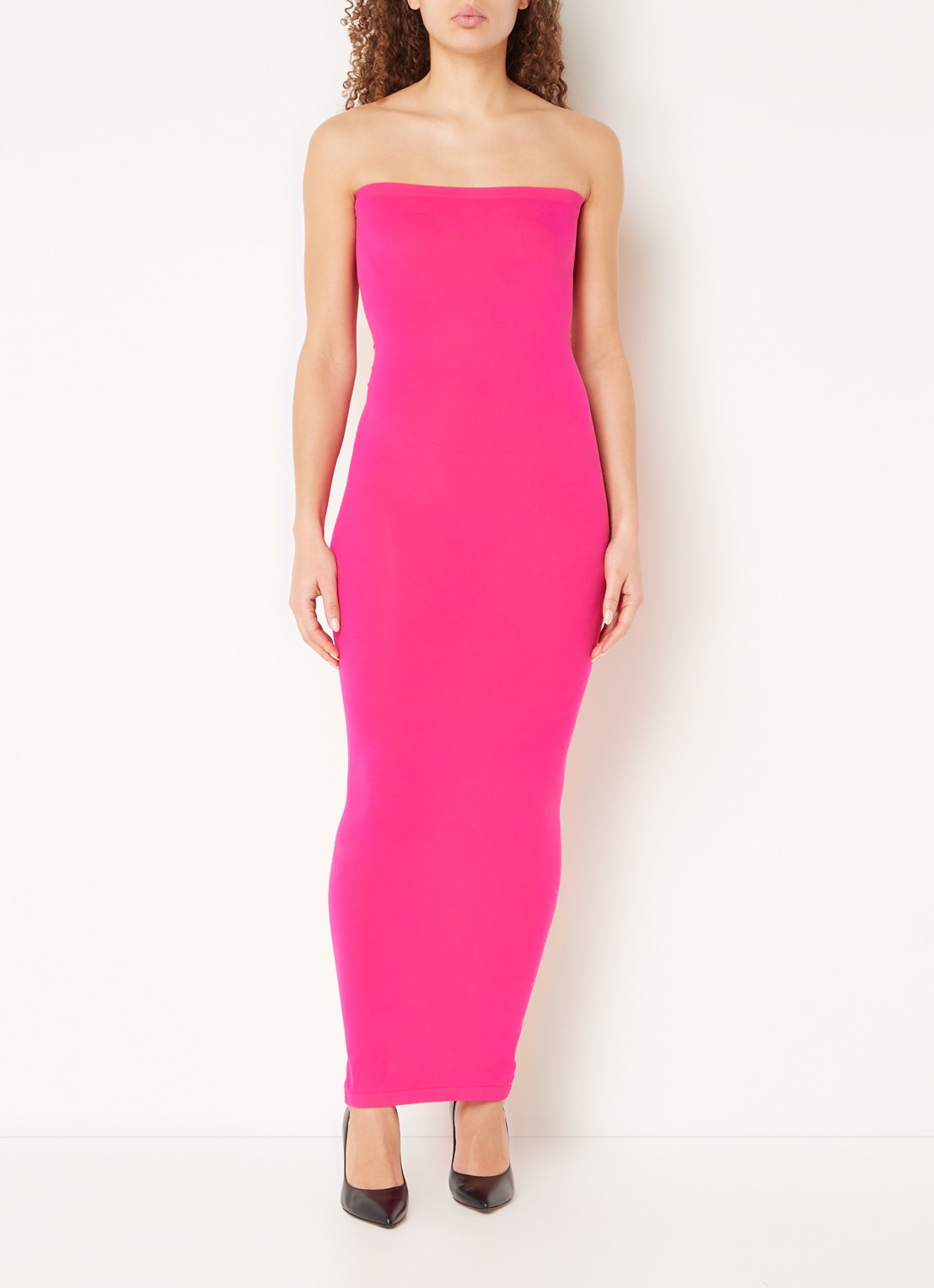 Wolford Fatal maxi jurk met stretch - detail 4 roze