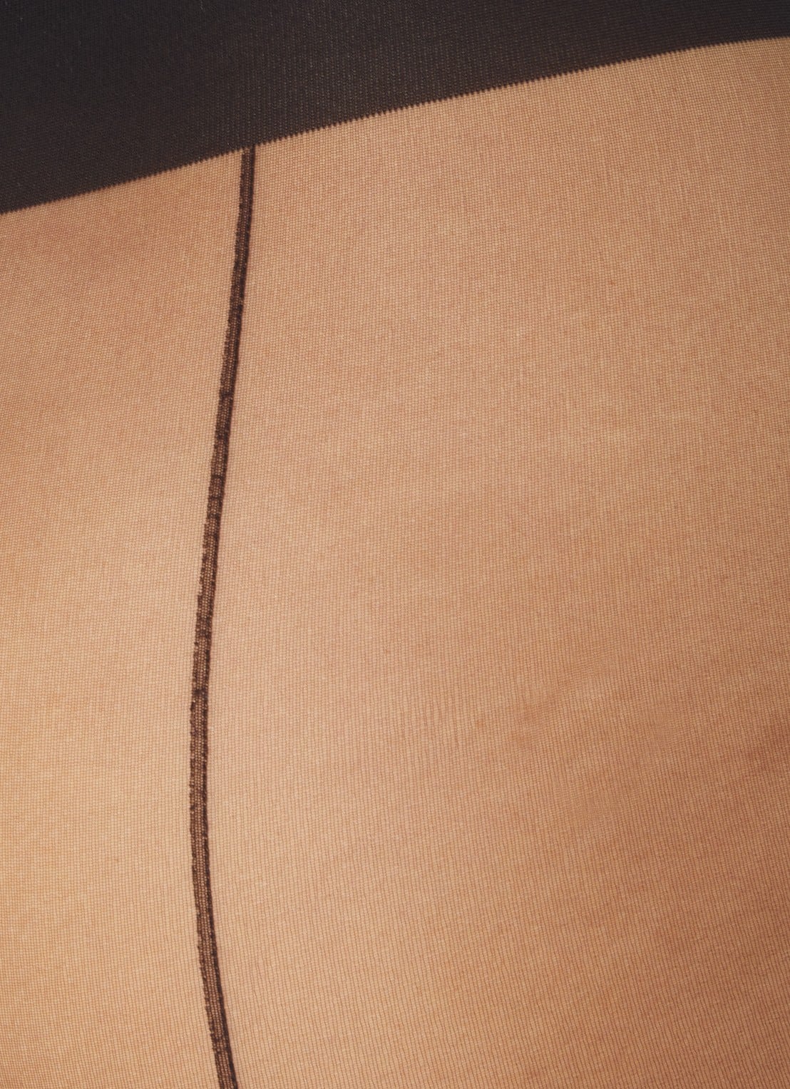 Wolford Individual Back Seam panty in 10 denier  - detail 3 black - 7005