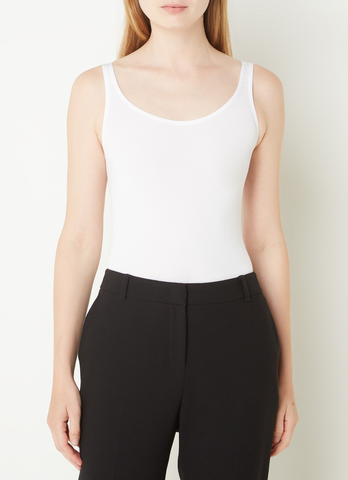 Wolford Jamaika body met ronde hals - detail 2 wit