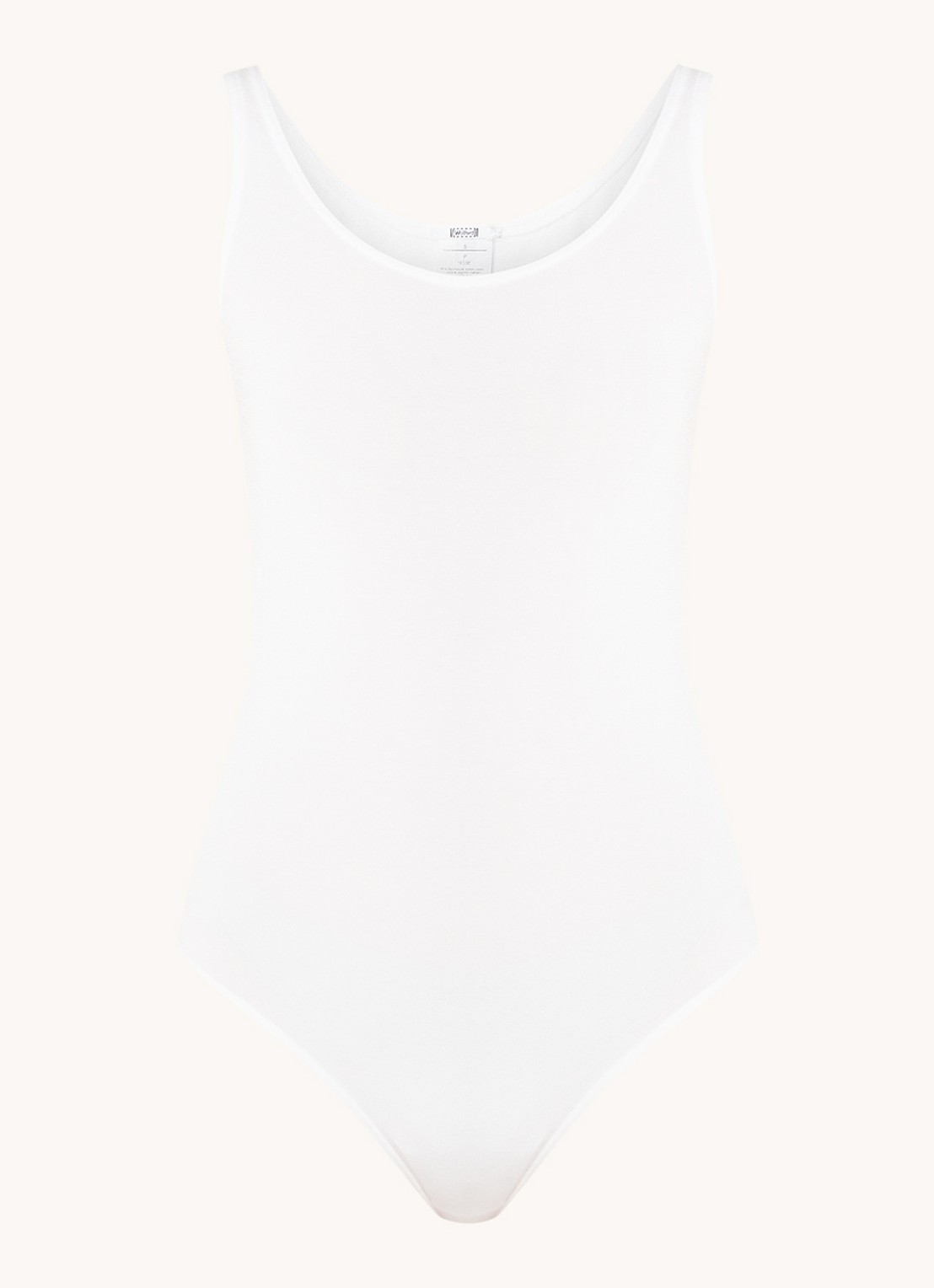 Wolford Jamaika body met ronde hals - voorkant 3 wit