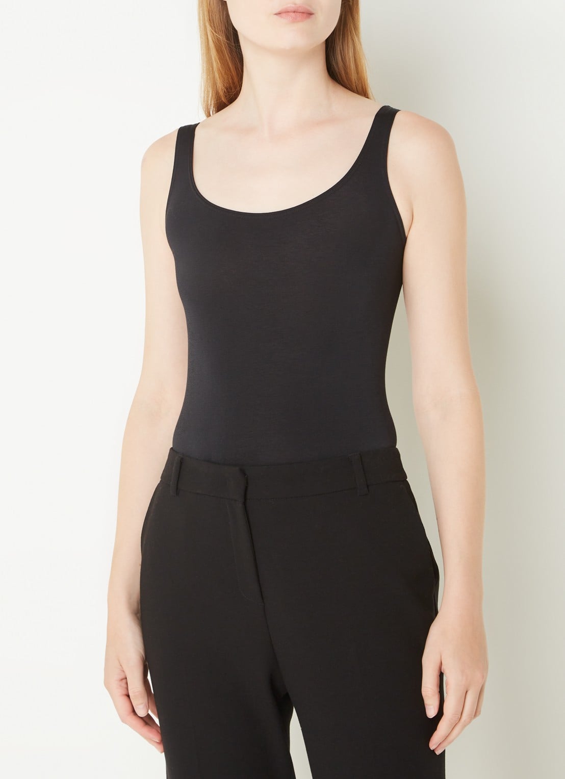 Wolford Jamaika body met ronde hals - detail 4 zwart