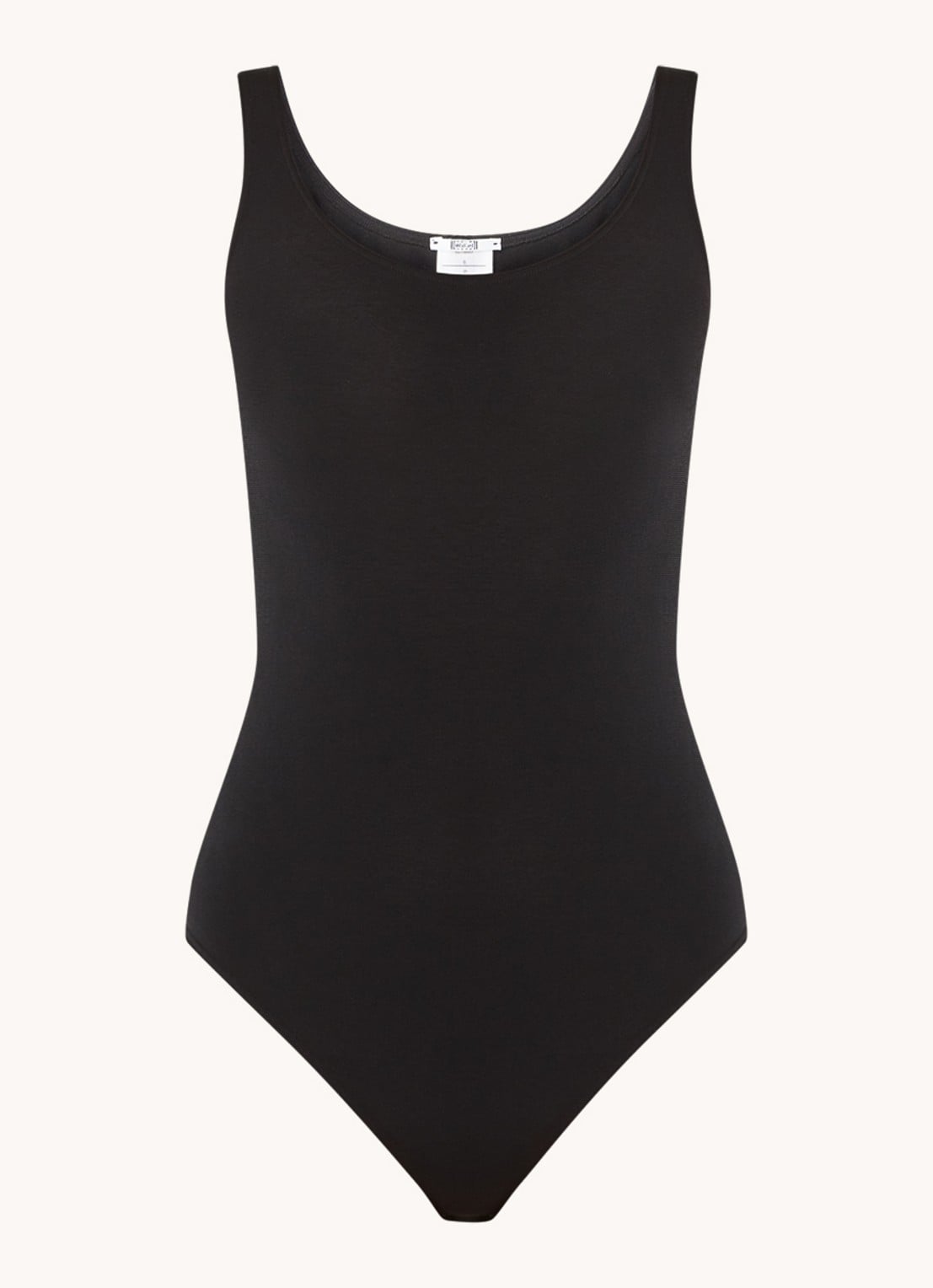 Wolford Jamaika body met ronde hals - voorkant zwart