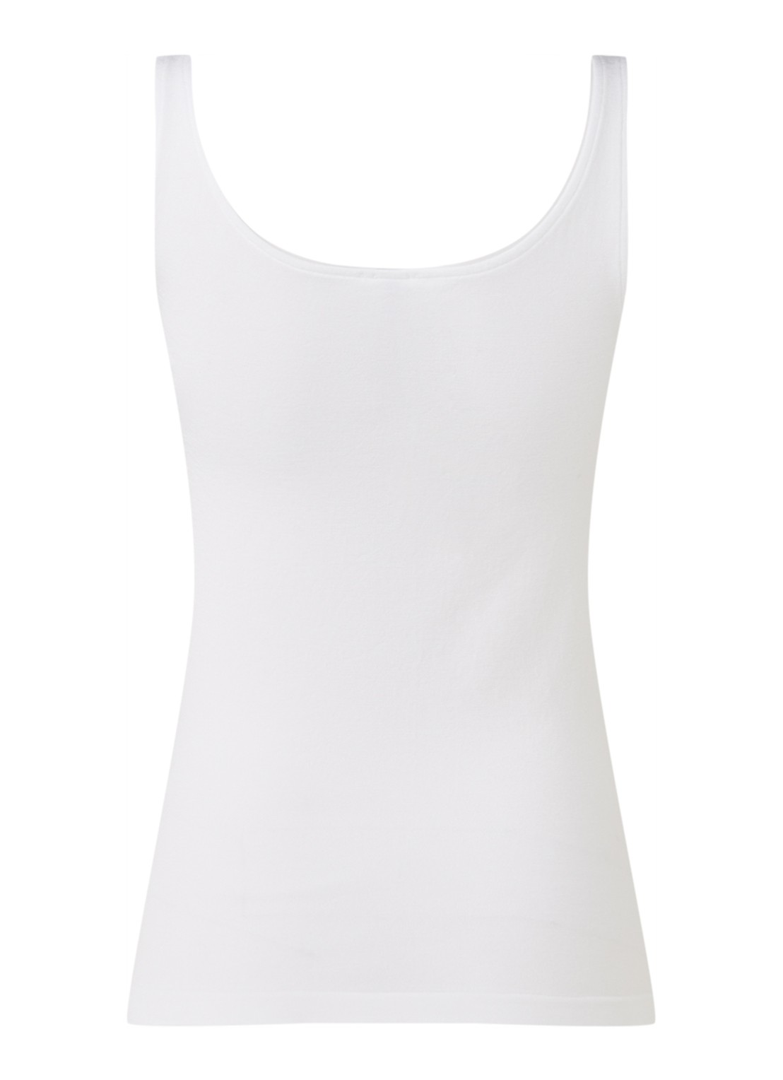 Wolford Jamaika naadloze top - achterkant wit