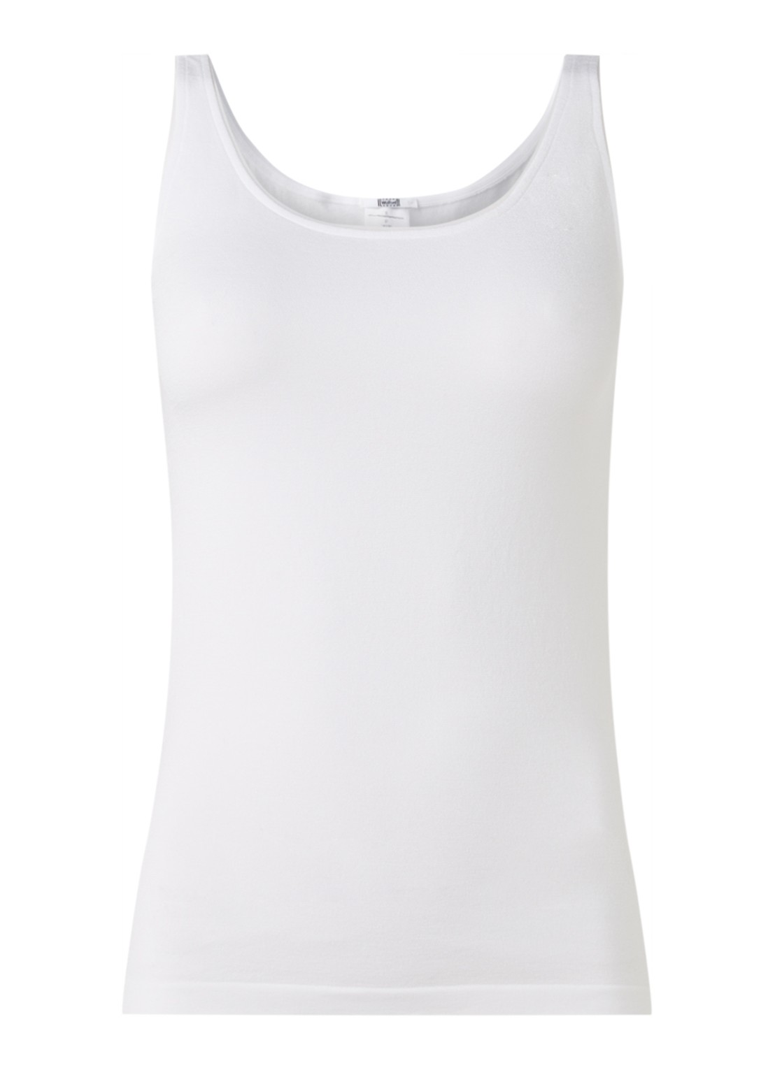 Wolford Jamaika naadloze top - voorkant 3 wit