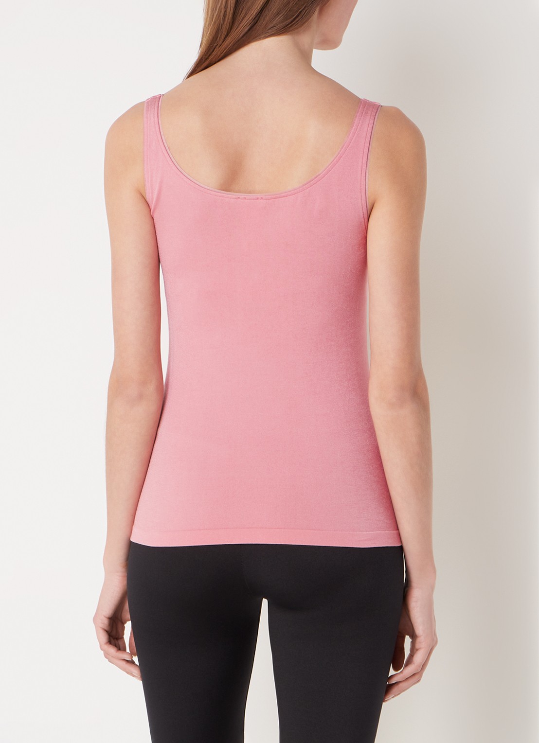 Wolford Jamaika naadloze top - achterkant 2 roze