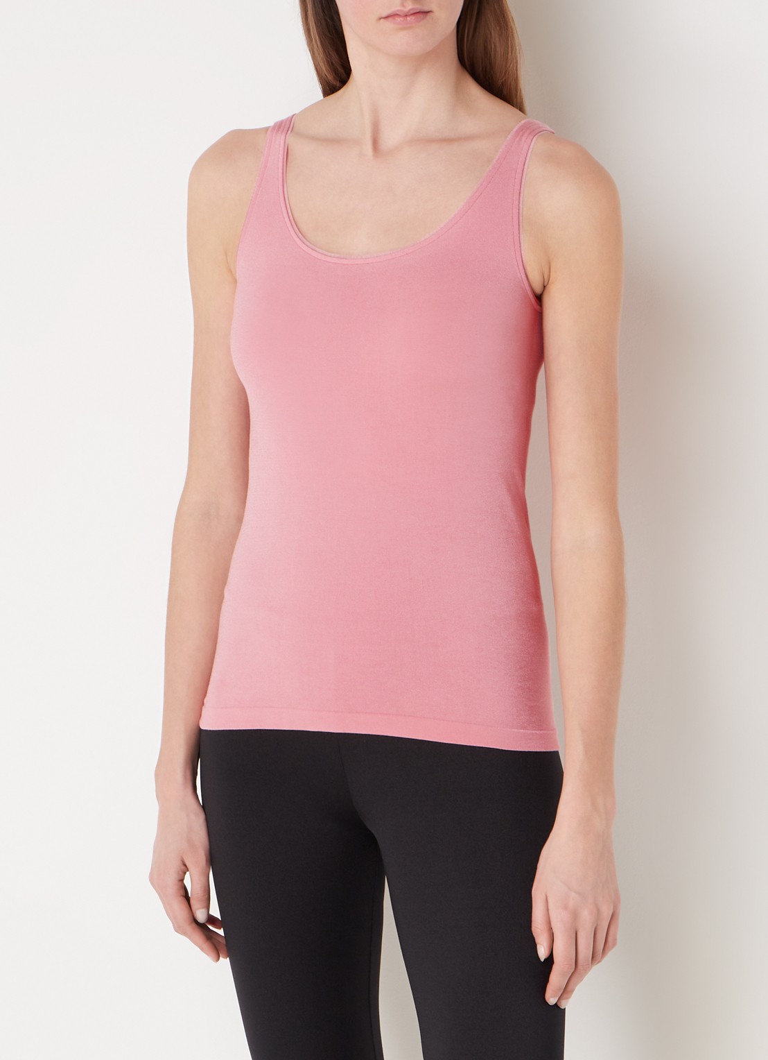 Wolford Jamaika naadloze top - detail roze
