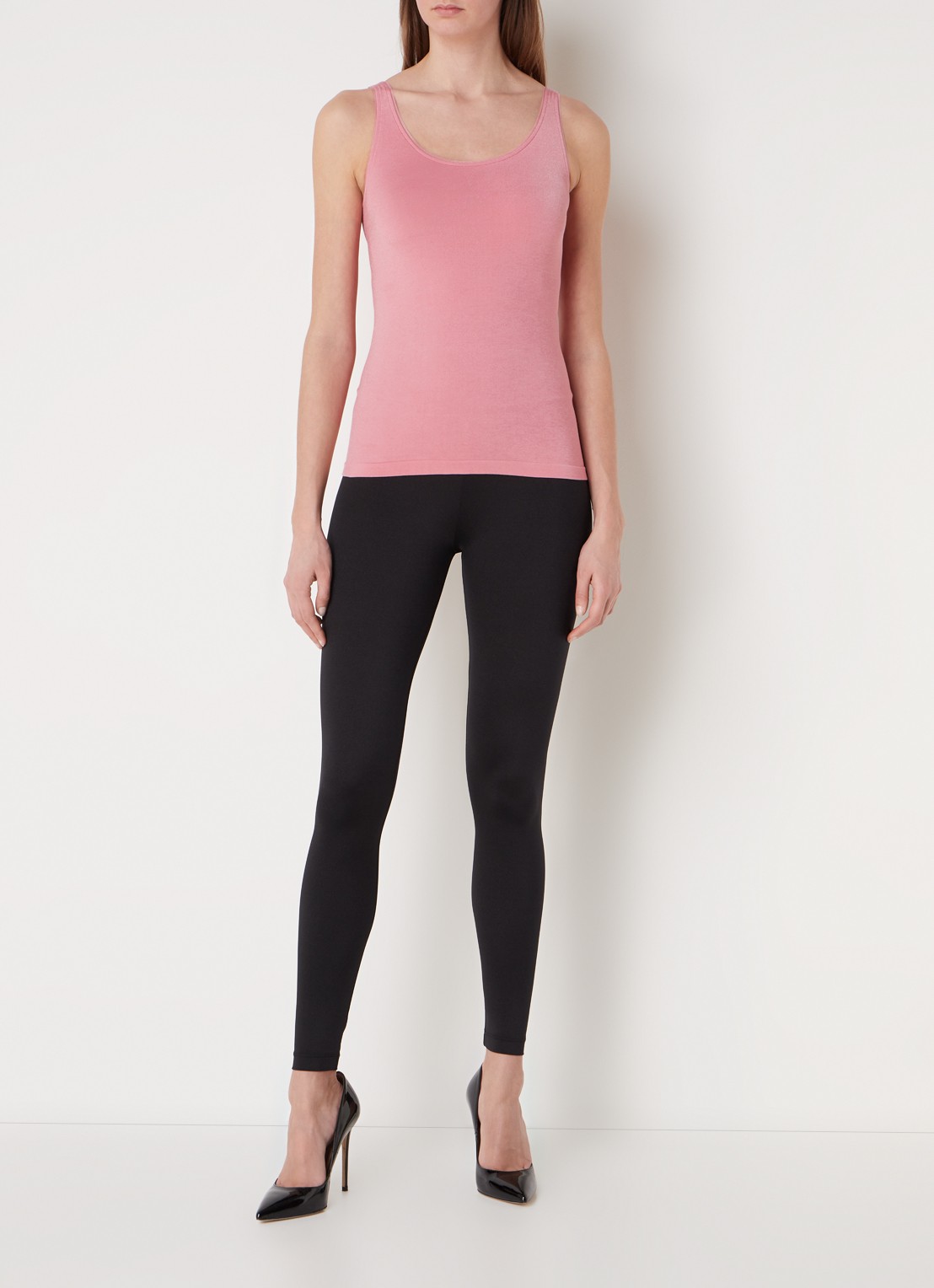 Wolford Jamaika naadloze top - voorkant 4 roze